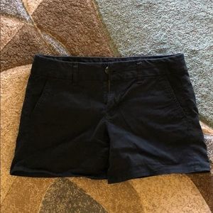 American Eagle Outfitters midi stretch jean shorts